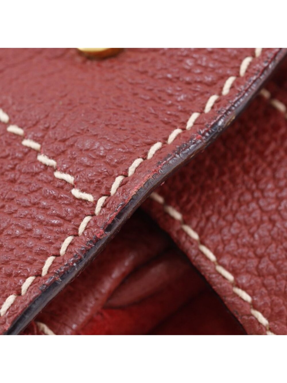 Gucci Vintage x Leather Red Backpack - Picture 10 of 16
